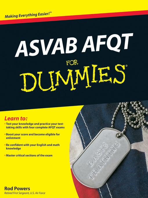Title details for ASVAB AFQT For Dummies by Rod Powers - Available